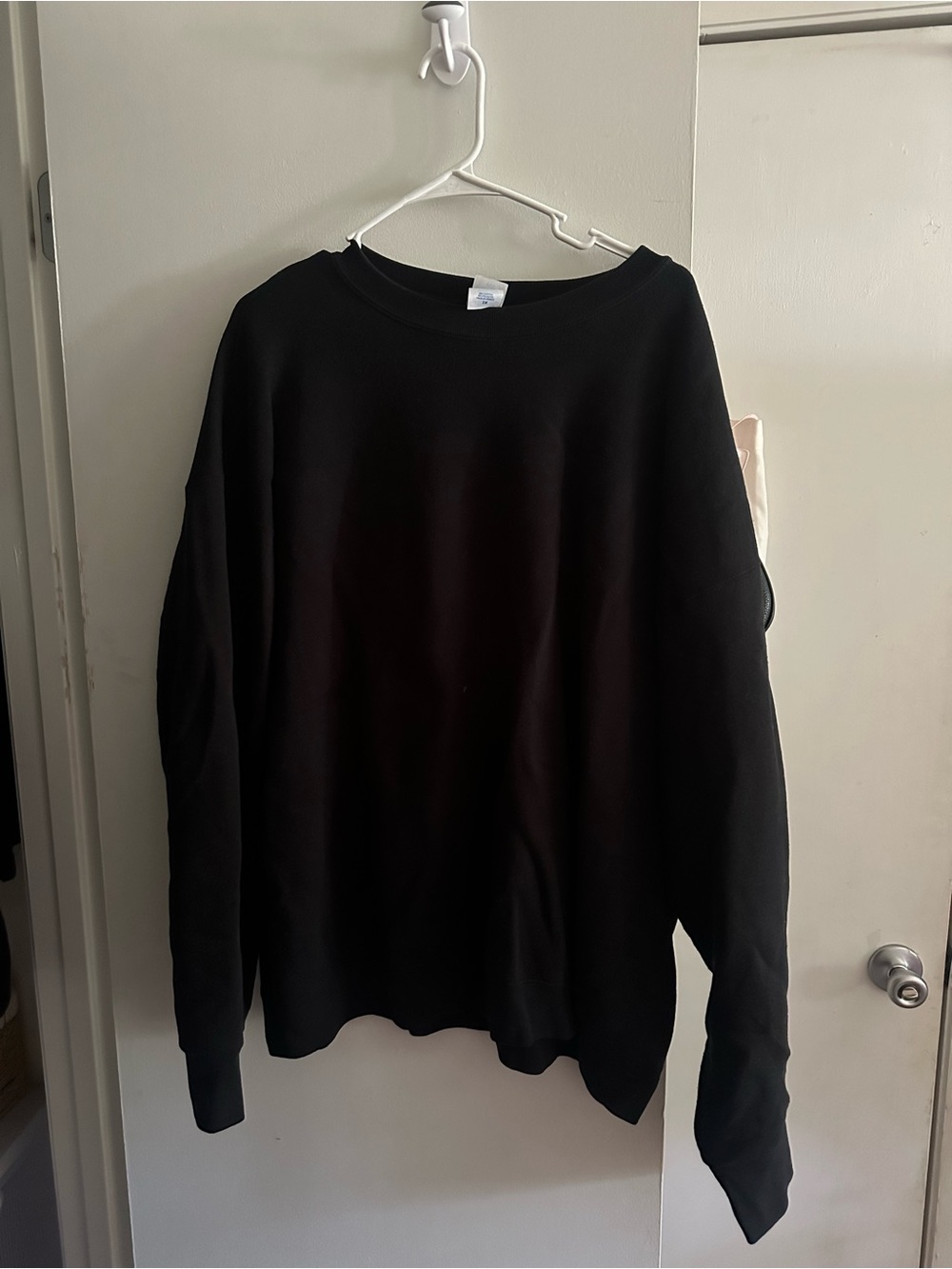 Vintage Fruit of the Loom Black Crewneck Sweatshirt – Oversized